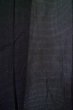 Photo5: Mint P0602J Vintage Japanese kimono Black HAORI short jacket for women / Silk. Stripes (Grade A) (5)