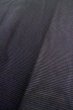 Photo8: Mint P0602J Vintage Japanese kimono Black HAORI short jacket for women / Silk. Stripes (Grade A) (8)