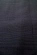 Photo9: Mint P0602J Vintage Japanese kimono Black HAORI short jacket for women / Silk. Stripes (Grade A) (9)