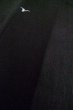 Photo9: P0602L Vintage Japanese kimono Black HAORI short jacket for women / Silk. Bird (Grade B) (9)