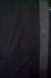Photo4: Mint P0602M Vintage Japanese kimono Black HAORI short jacket for women / Silk. Stripes (Grade A) (4)