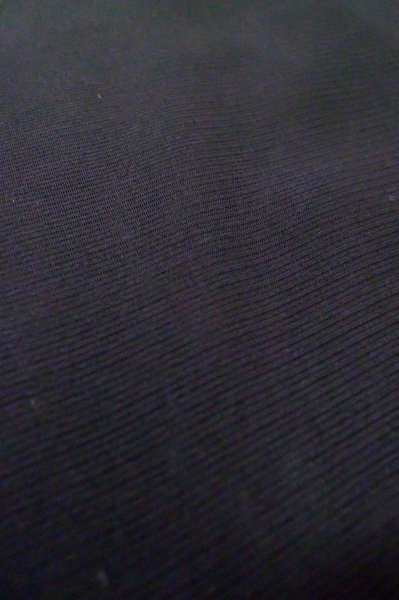 Photo12: Mint P0602M Vintage Japanese kimono Black HAORI short jacket for women / Silk. Stripes (Grade A) (12)