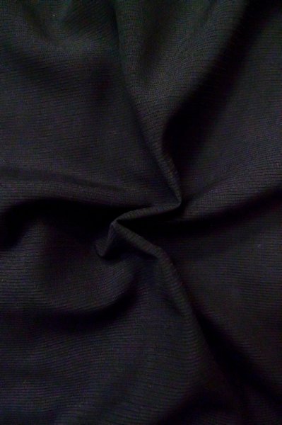 Photo13: Mint P0602M Vintage Japanese kimono Black HAORI short jacket for women / Silk. Stripes (Grade A) (13)