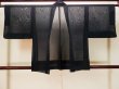 Photo1: Mint P0602O Vintage Japanese kimono Dark Navy Blue HAORI short jacket for women / Silk. (Grade A) (1)