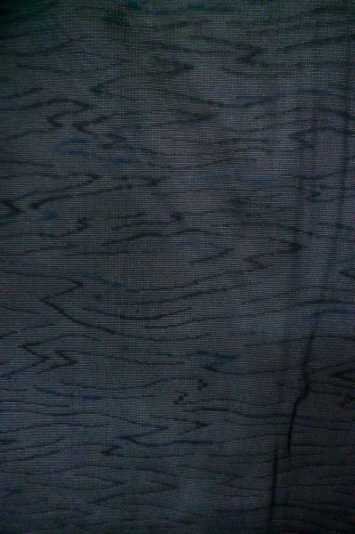 Photo3: Mint P0602O Vintage Japanese kimono Dark Navy Blue HAORI short jacket for women / Silk. (Grade A) (3)