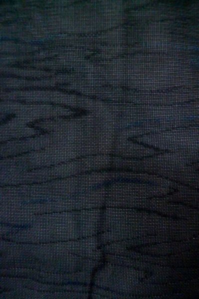 Photo5: Mint P0602O Vintage Japanese kimono Dark Navy Blue HAORI short jacket for women / Silk. (Grade A) (5)