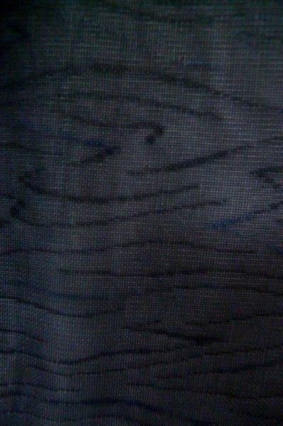 Photo6: Mint P0602O Vintage Japanese kimono Dark Navy Blue HAORI short jacket for women / Silk. (Grade A) (6)