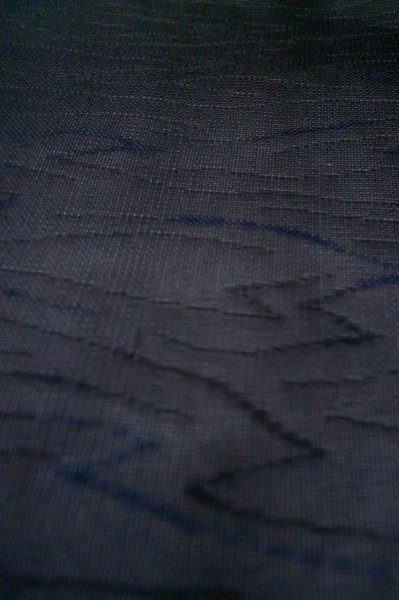 Photo10: Mint P0602O Vintage Japanese kimono Dark Navy Blue HAORI short jacket for women / Silk. (Grade A) (10)