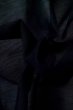 Photo12: Mint P0602O Vintage Japanese kimono Dark Navy Blue HAORI short jacket for women / Silk. (Grade A) (12)
