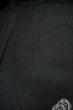 Photo3: P0602R Vintage Japanese kimono Black HAORI short jacket for women / Silk. Abstract pattern (Grade B) (3)