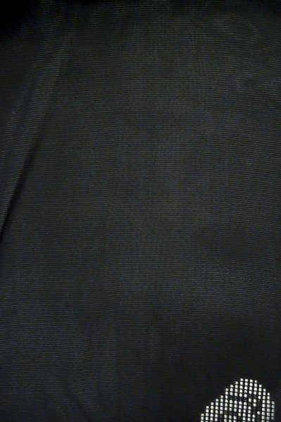 Photo3: P0602R Vintage Japanese kimono Black HAORI short jacket for women / Silk. Abstract pattern (Grade B) (3)