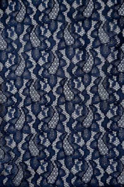 Photo4: Mint P0602S Vintage Japanese kimono Dark Navy Blue HAORI short jacket for women / Linen. Abstract pattern (Grade A) (4)