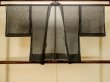 Photo2: Mint P0602W Vintage Japanese kimono Black HAORI short jacket for women / Silk. Abstract pattern (Grade A) (2)