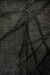 Photo5: P0602X Vintage Japanese kimono Black HAORI short jacket for women / Silk. Tall grass (Grade B) (5)