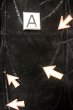 Photo11: P0602X Vintage Japanese kimono Black HAORI short jacket for women / Silk. Tall grass (Grade B) (11)