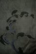 Photo5: Mint P0602Y Vintage Japanese kimono Black HAORI short jacket for women / Silk. Wave (Grade A) (5)