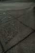 Photo8: P0603A Vintage Japanese kimono Black HAORI short jacket for women / Silk. Diamond-shaped flowers (Grade B) (8)