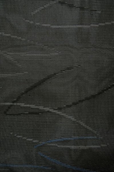 Photo4: P0603B Vintage Japanese kimono Black HAORI short jacket for women / Silk. Abstract pattern (Grade B) (4)
