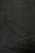 Photo5: P0603B Vintage Japanese kimono Black HAORI short jacket for women / Silk. Abstract pattern (Grade B) (5)