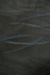 Photo6: P0603B Vintage Japanese kimono Black HAORI short jacket for women / Silk. Abstract pattern (Grade B) (6)
