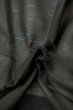 Photo10: P0603B Vintage Japanese kimono Black HAORI short jacket for women / Silk. Abstract pattern (Grade B) (10)