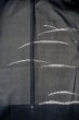 Photo3: P0603C Vintage Japanese kimono Black HAORI short jacket for women / Silk. Grass (Grade B) (3)