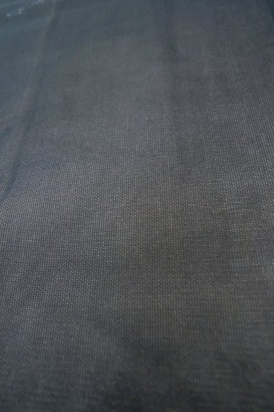 Photo8: P0603C Vintage Japanese kimono Black HAORI short jacket for women / Silk. Grass (Grade B) (8)