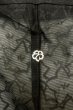 Photo3: P0603D Vintage Japanese kimono Black HAORI short jacket for women / Silk. MOMIJI maple leaf (Grade B) (3)