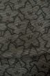 Photo6: P0603D Vintage Japanese kimono Black HAORI short jacket for women / Silk. MOMIJI maple leaf (Grade B) (6)