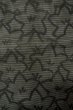 Photo7: P0603D Vintage Japanese kimono Black HAORI short jacket for women / Silk. MOMIJI maple leaf (Grade B) (7)