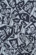 Photo4: P0616A Used Japanese kimono Indigo Blue Men's Yukata for men / Cotton., Japanese chess pattern (Grade B) (4)