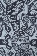 Photo1: P0616A Used Japanese kimono Indigo Blue Men's Yukata for men / Cotton., Japanese chess pattern (Grade B) (1)
