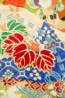Photo15: P0616B Antique Japanese kimono Black FURISODE long-sleeved for women / Silk. Peony (Grade C) (15)