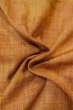 Photo11: P0616C Vintage Japanese kimono Grayish Orange TSUMUGI pongee for women / Silk. Plaid Checks (Grade B) (11)