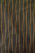 Photo4: P0616D Vintage Japanese kimono Black TSUMUGI pongee for women / Silk. Curved lines (Grade B) (4)