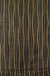 Photo5: P0616D Vintage Japanese kimono Black TSUMUGI pongee for women / Silk. Curved lines (Grade B) (5)