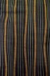 Photo1: P0616D Vintage Japanese kimono Black TSUMUGI pongee for women / Silk. Curved lines (Grade B) (1)