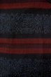 Photo4: P0616J Vintage Japanese kimono Black TSUMUGI pongee for women / Silk. Line (Grade B) (4)