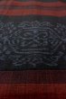 Photo9: P0616J Vintage Japanese kimono Black TSUMUGI pongee for women / Silk. Line (Grade B) (9)