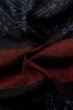 Photo11: P0616J Vintage Japanese kimono Black TSUMUGI pongee for women / Silk. Line (Grade B) (11)