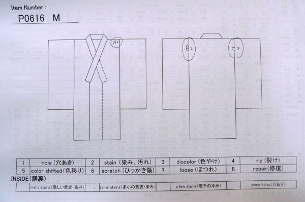 Photo13: P0616M Vintage Japanese kimono Dark Indigo Blue TSUMUGI pongee for women / Silk. UME plum bloom (Grade B) (13)