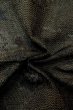 Photo11: Mint P0616N Vintage Japanese kimono Dark Gray TOKAMACHI-TSUMUGI for women / Silk. Flower (Grade A) (11)