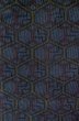 Photo3: P0616S Vintage Japanese kimono Dark Indigo Blue TSUMUGI pongee for women / Silk. Stripes (Grade A) (3)