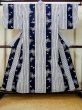 Photo1: P0616Z Vintage Japanese kimono Indigo Blue YUKATA summer(made in Japan) for women / Cotton. Butterfly (Grade B) (1)