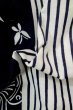 Photo10: P0616Z Vintage Japanese kimono Indigo Blue YUKATA summer(made in Japan) for women / Cotton. Butterfly (Grade B) (10)