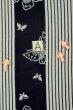 Photo13: P0616Z Vintage Japanese kimono Indigo Blue YUKATA summer(made in Japan) for women / Cotton. Butterfly (Grade B) (13)