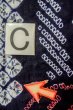 Photo15: P0617C Vintage Japanese kimono Indigo Blue YUKATA summer(made in Japan) for women / Cotton. Flower (Grade C) (15)