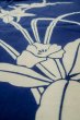 Photo11: Mint P0617D Vintage Japanese kimono Indigo Blue YUKATA summer(made in Japan) for women / Cotton. Flower (Grade A) (11)
