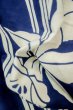 Photo12: Mint P0617D Vintage Japanese kimono Indigo Blue YUKATA summer(made in Japan) for women / Cotton. Flower (Grade A) (12)