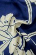 Photo13: Mint P0617D Vintage Japanese kimono Indigo Blue YUKATA summer(made in Japan) for women / Cotton. Flower (Grade A) (13)
